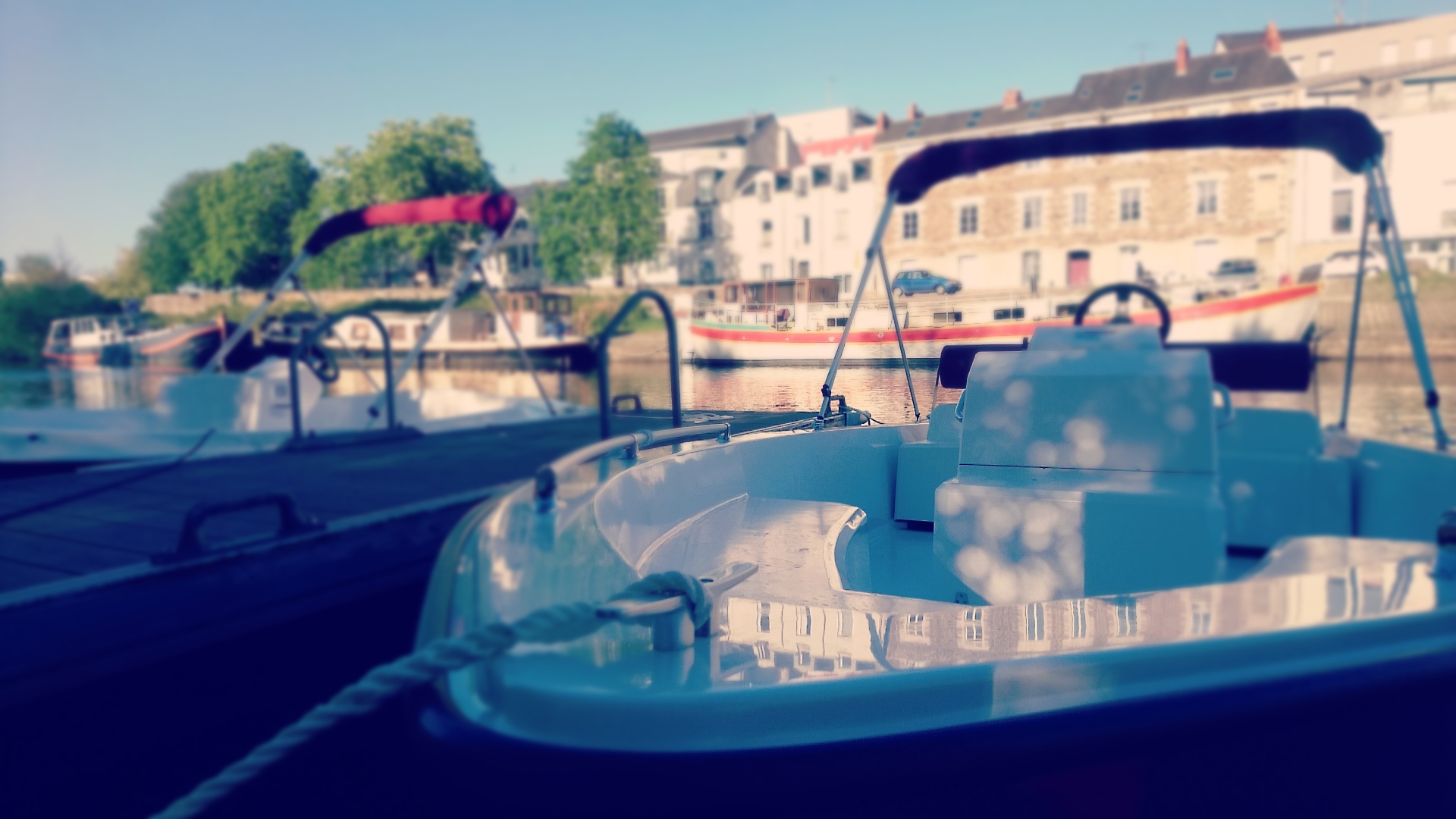 Avant du bateau Sensas