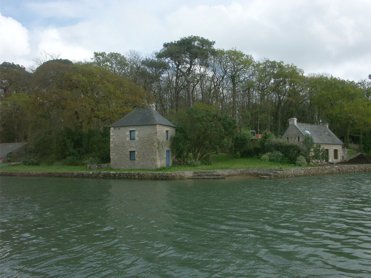 Maison sur la rivière de Crach